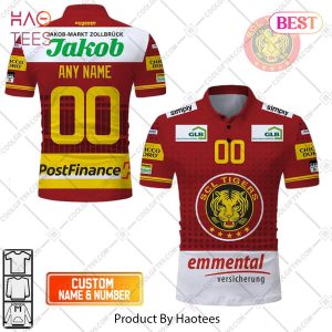 Personalized NL Hockey SCL Tigers Home jersey Style Polo Shirt
