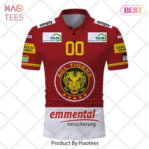 Personalized NL Hockey SCL Tigers Home jersey Style Polo Shirt