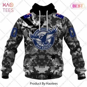Personalized NRL Manly Warringah Sea Eagles Special Camo Military Flag Hoodie, T-Shirt, Zip Hoodie, Sweatshirt