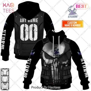 Personalized NRL Melbourne Storm Punisher Hoodie, T-Shirt, Zip Hoodie, Sweatshirt