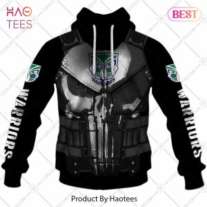 Personalized NRL New Zealand Warriors Punisher Hoodie, T-Shirt, Zip Hoodie, Sweatshirt