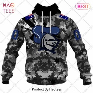 Personalized NRL Newcastle Knights Special Camo Military Flag Hoodie, T-Shirt, Zip Hoodie, Sweatshirt