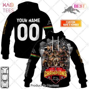 Personalized NRL Penrith Panthers 2023 Champions Hoodie, T-Shirt, Zip Hoodie, Sweatshirt