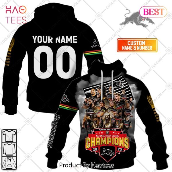 Personalized NRL Penrith Panthers 2023 Champions Hoodie, T-Shirt, Zip Hoodie, Sweatshirt