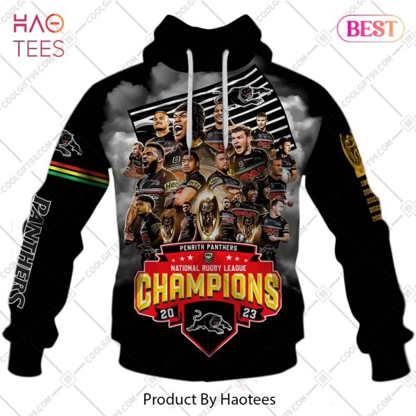 Personalized NRL Penrith Panthers 2023 Champions Hoodie, T-Shirt, Zip Hoodie, Sweatshirt