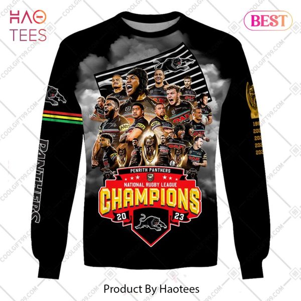 Personalized NRL Penrith Panthers 2023 Champions Hoodie, T-Shirt, Zip Hoodie, Sweatshirt