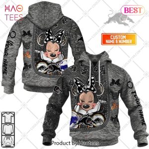 Personalized NRL Penrith Panthers Logo and Minnie Mouse Design Hoodie, T-Shirt, Zip Hoodie, Sweatshirt