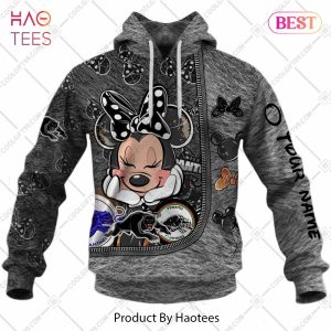 Personalized NRL Penrith Panthers Logo and Minnie Mouse Design Hoodie, T-Shirt, Zip Hoodie, Sweatshirt