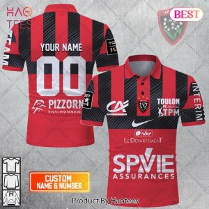 Personalized RC Toulonnais Rugby 2023 Jersey Style Polo Shirt