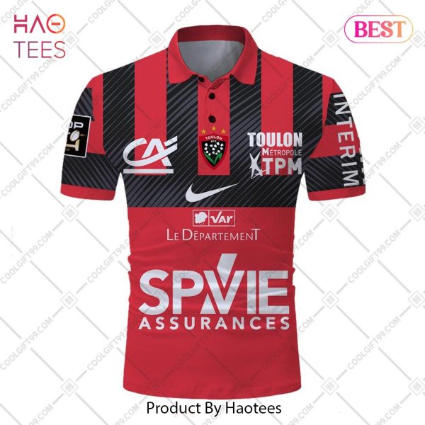 Personalized RC Toulonnais Rugby 2023 Jersey Style Polo Shirt
