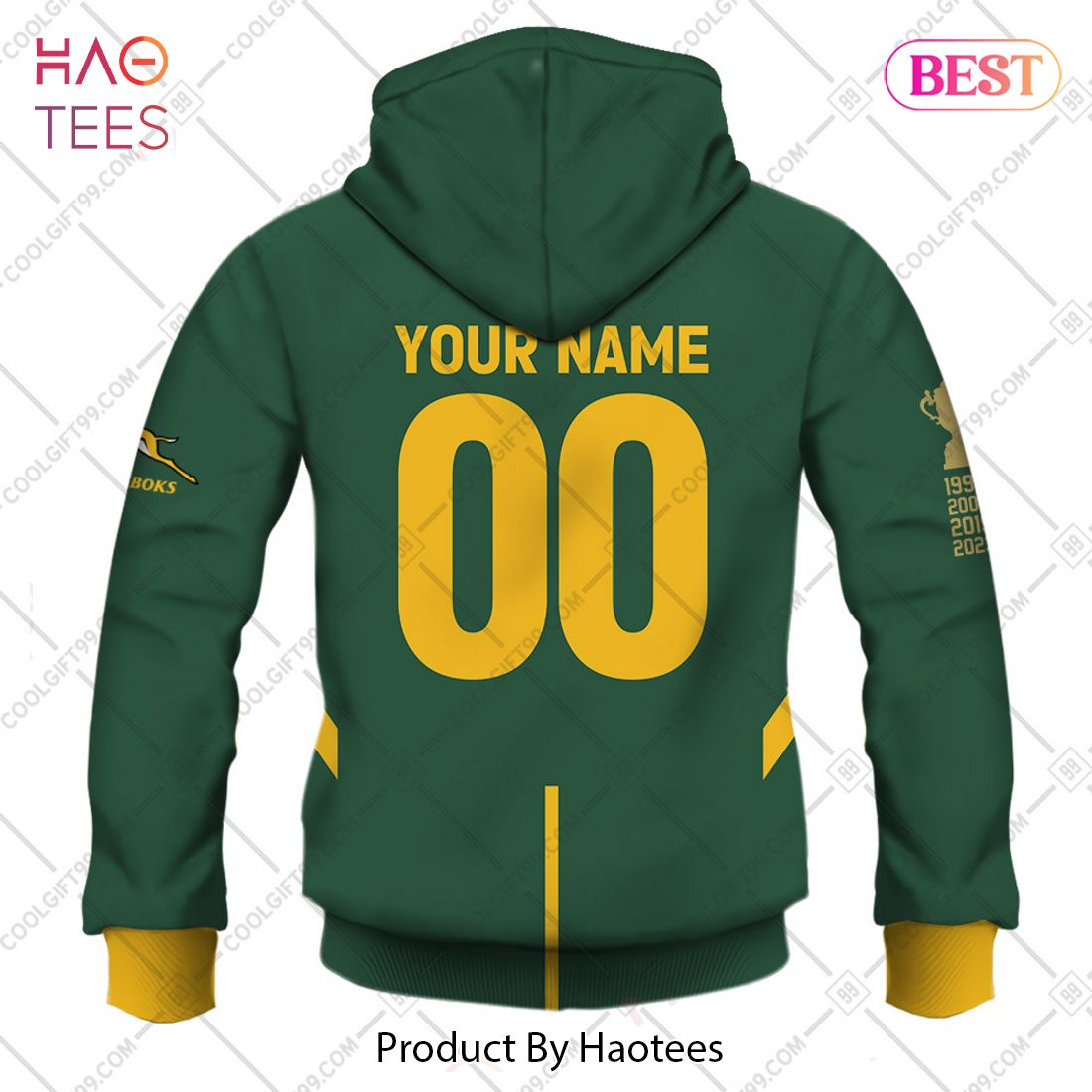 Personalized RWC 2023 Champions Springboks South Africa Hoodie, TShirt