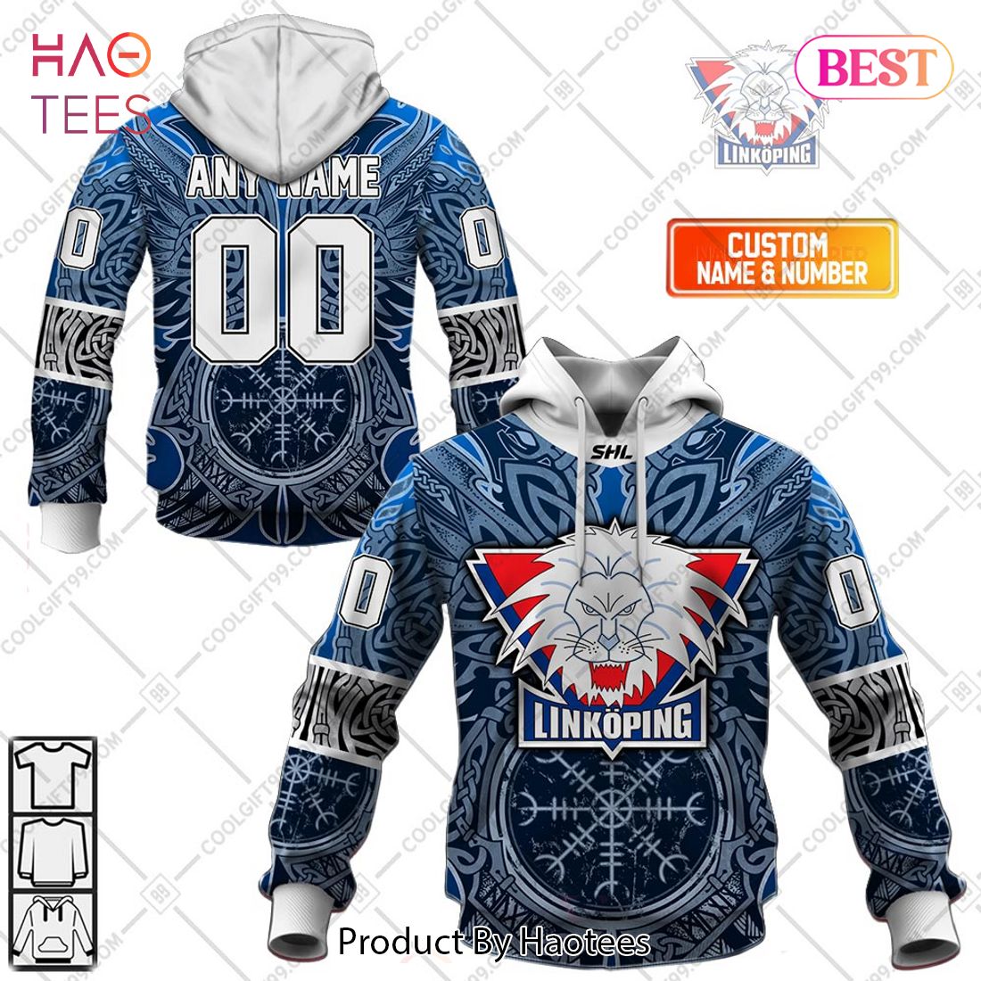 Personalized SHL Linkoping HC Special Viking Design Hoodie, T-Shirt, Zip Hoodie, Sweatshirt