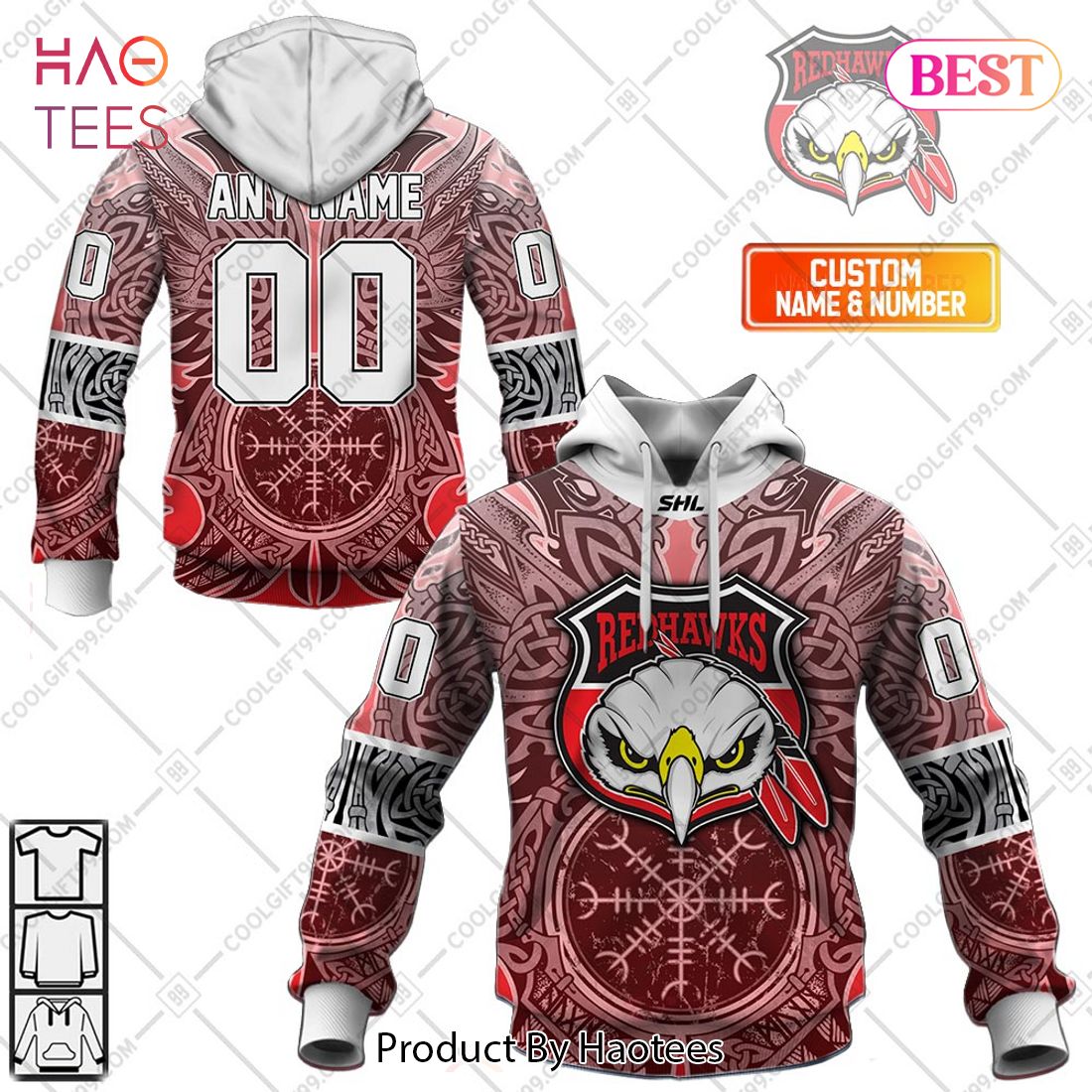 Personalized SHL Malmo Redhawks Special Viking Design Hoodie, T-Shirt, Zip Hoodie, Sweatshirt