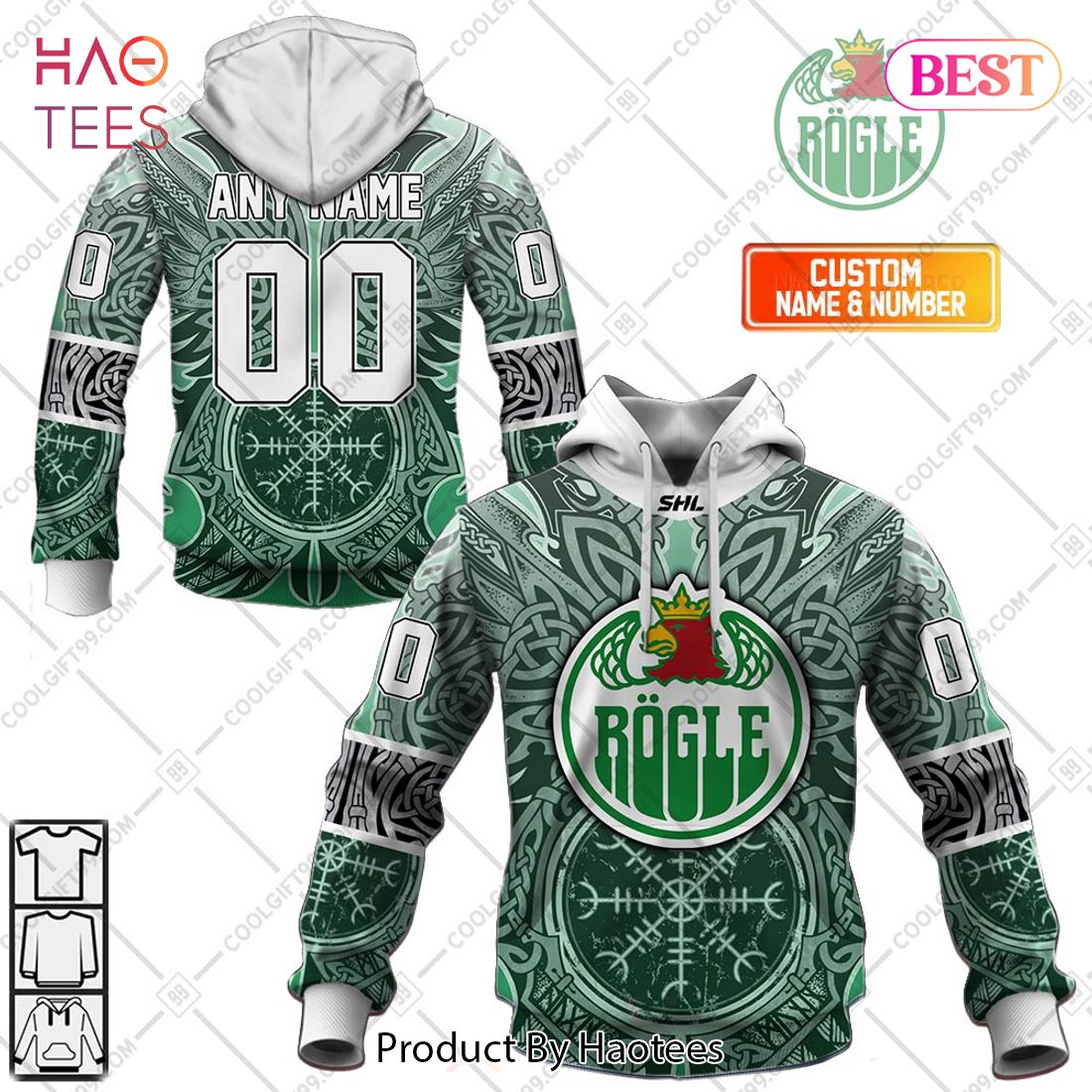 Personalized SHL Rogle BK Special Viking Design Hoodie, T-Shirt, Zip Hoodie, Sweatshirt