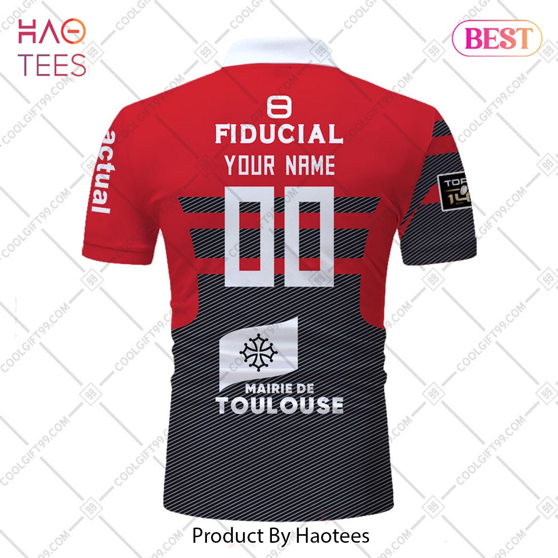 Personalized Stade Toulousain Rugby 2023 Jersey Style Polo Shirt Personalized Stade Toulousain Rugby 2023 Jersey Style Polo Shirt