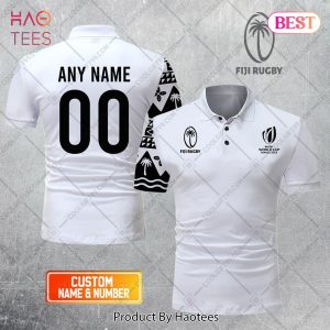 Rugby World Cup 2023 Fiji Rugby Home Jersey Style Polo Shirt
