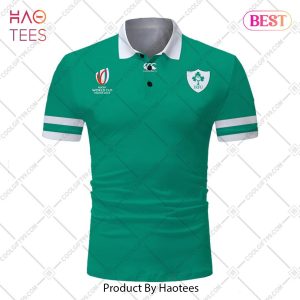 Rugby World Cup 2023 Ireland Rugby Home Jersey Style Polo Shirt