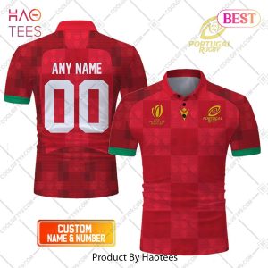 Rugby World Cup 2023 Portugal Rugby Home Jersey Style Polo Shirt