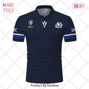 Rugby World Cup 2023 Scotland Rugby Home Jersey Style Polo Shirt