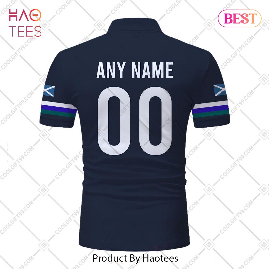 Rugby World Cup 2023 Scotland Rugby Home Jersey Style Polo Shirt Rugby World Cup 2023 Scotland Rugby Home Jersey Style Polo Shirt