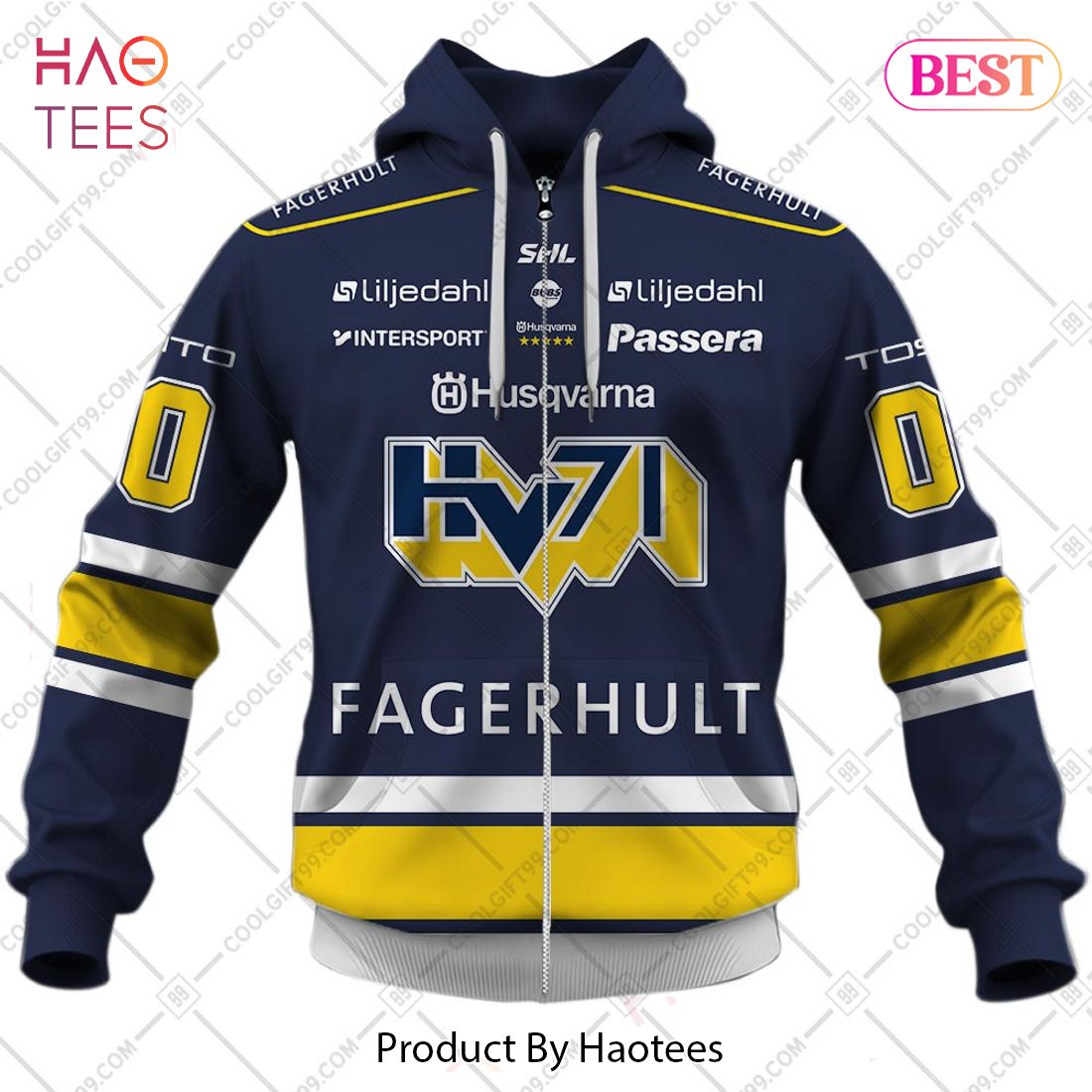 SHL HV71 Home jersey Style Hoodie, T-Shirt, Zip Hoodie, Sweatshirt