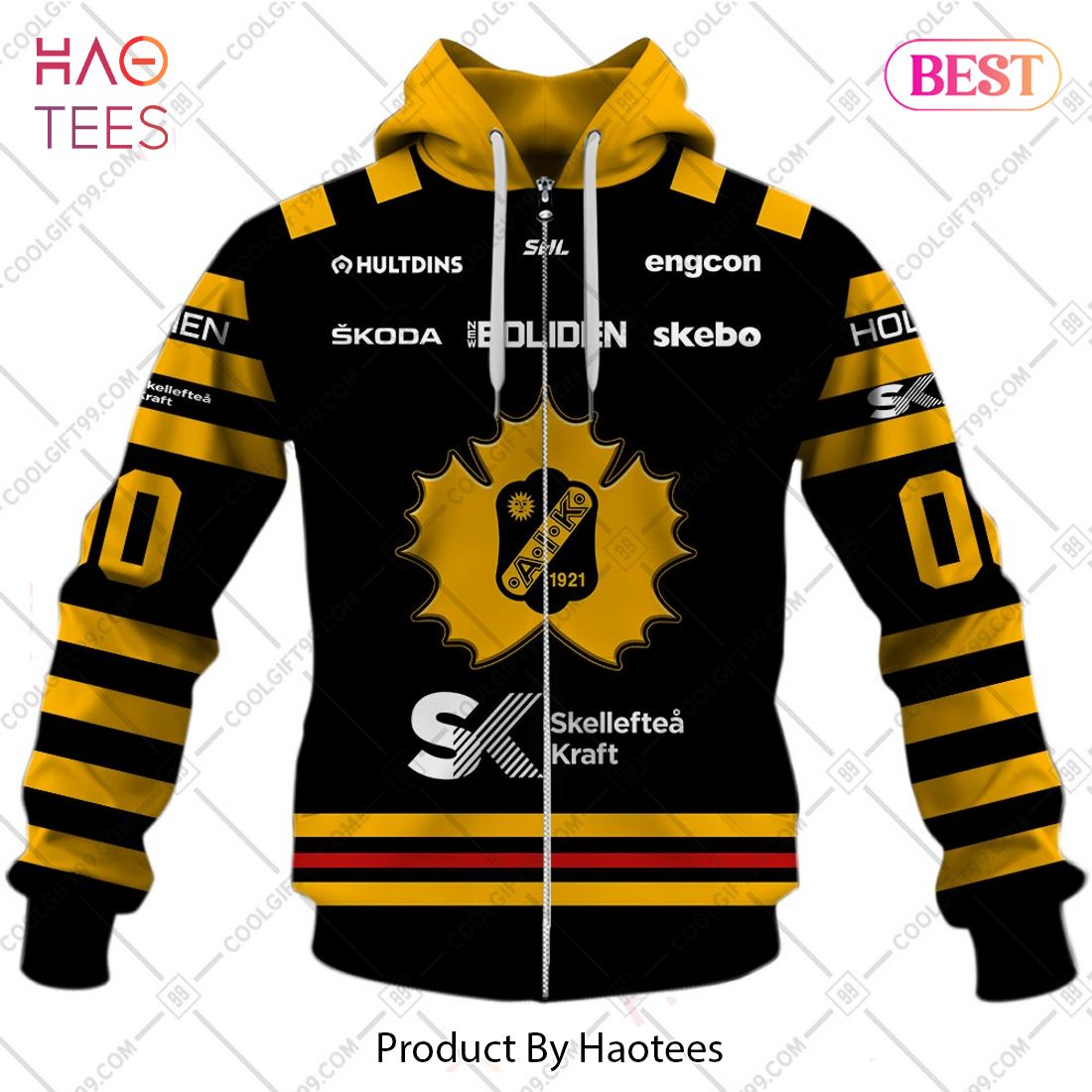 SHL Skelleftea AIK Home jersey Style Hoodie, T-Shirt, Zip Hoodie, Sweatshirt