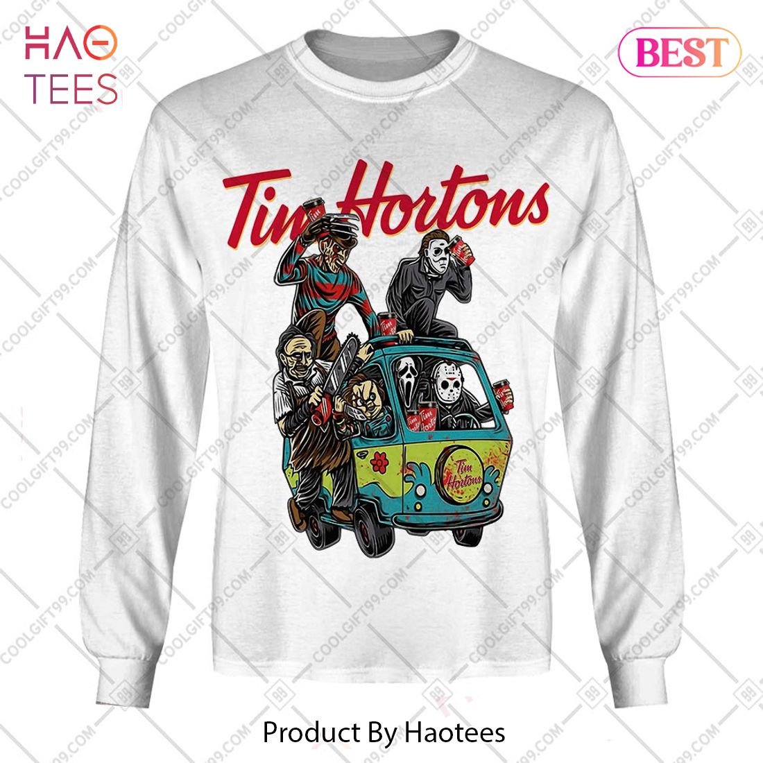 Tim Hortons Horror Car White Hoodie, T-Shirt, Zip Hoodie, Sweatshirt Tim Hortons Horror Car White Hoodie, T-Shirt, Zip Hoodie, Sweatshirt
