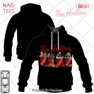 Tim Hortons Horror Movie Black Hoodie, T-Shirt, Zip Hoodie, Sweatshirt