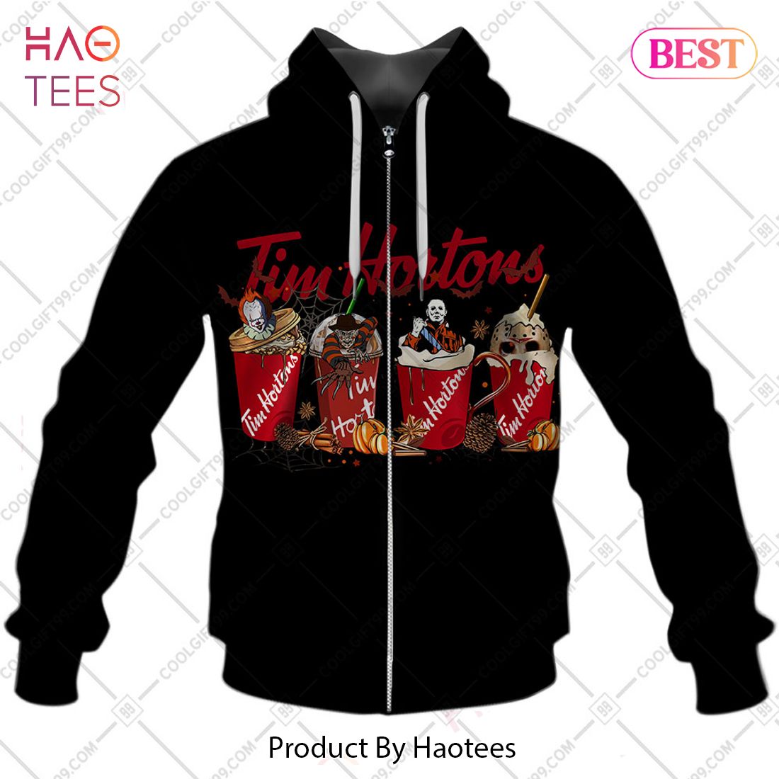 Tim Hortons Horror Movie Black Hoodie, T-Shirt, Zip Hoodie, Sweatshirt Tim Hortons Horror Movie Black Hoodie, T-Shirt, Zip Hoodie, Sweatshirt