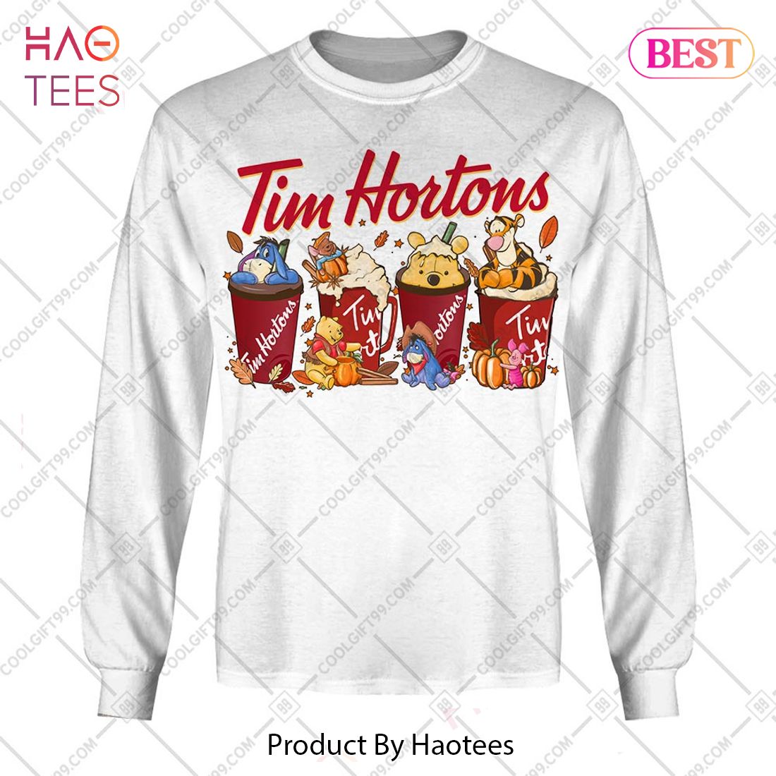 Tim Hortons Pooh and friends White Hoodie, T-Shirt, Zip Hoodie, Sweatshirt Tim Hortons Pooh and friends White Hoodie, T-Shirt, Zip Hoodie, Sweatshirt