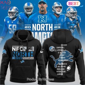 TRENDING Limited Edition NFC North Champions 2023 Detroit Lions Hoodie
