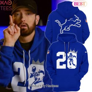 BEST Eminem x Detroit Lions 2023 NFL Playoff Hoodie