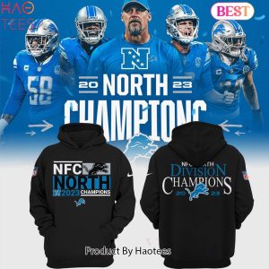 BEST Limited Edition NFC North Champions 2023 Detroit Lions Hoodie