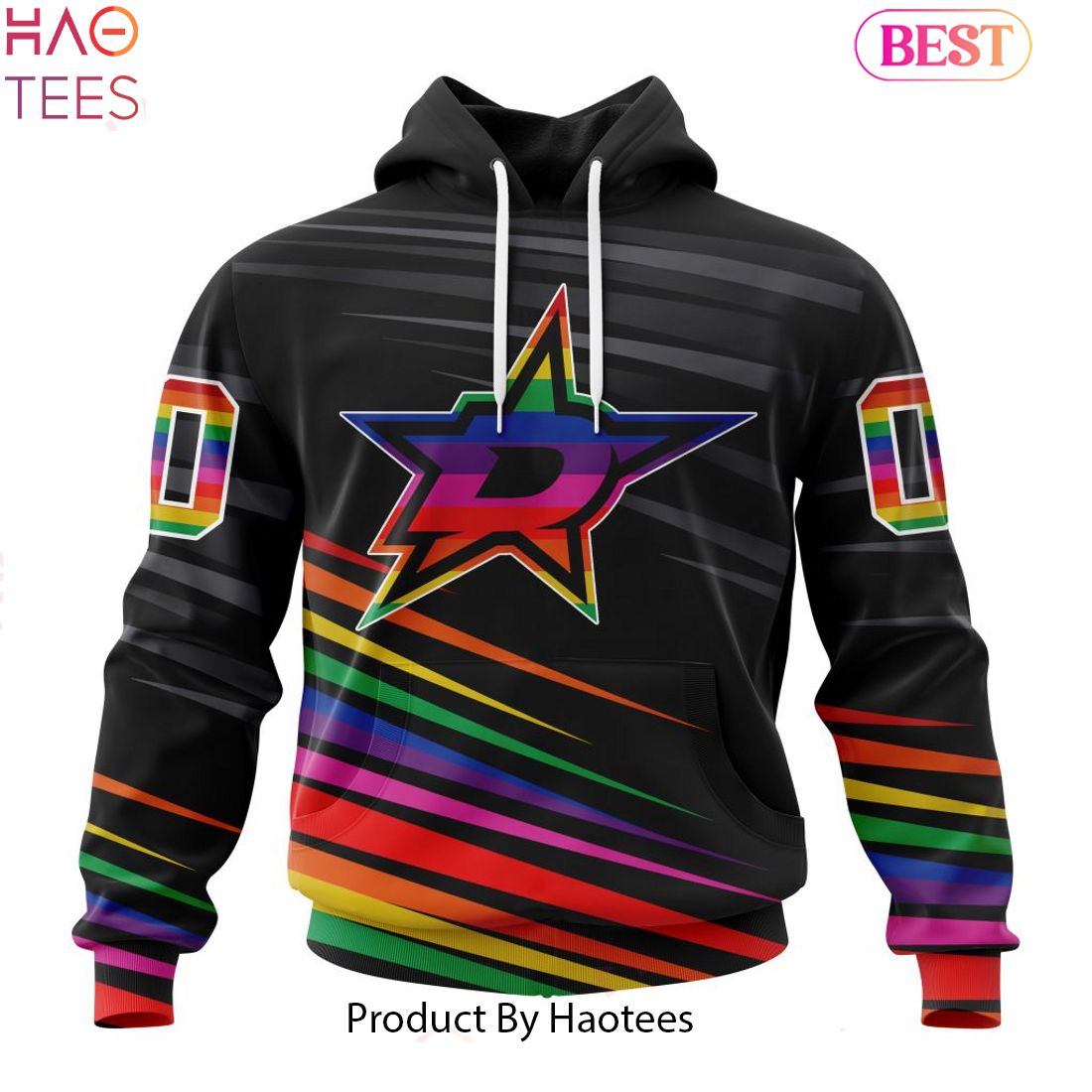 BEST NHL Dallas Stars Special Pride Design Hockey Hoodie