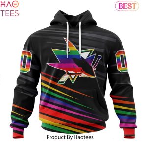 BEST NHL San Jose Sharks Special Pride Design Hockey Hoodie