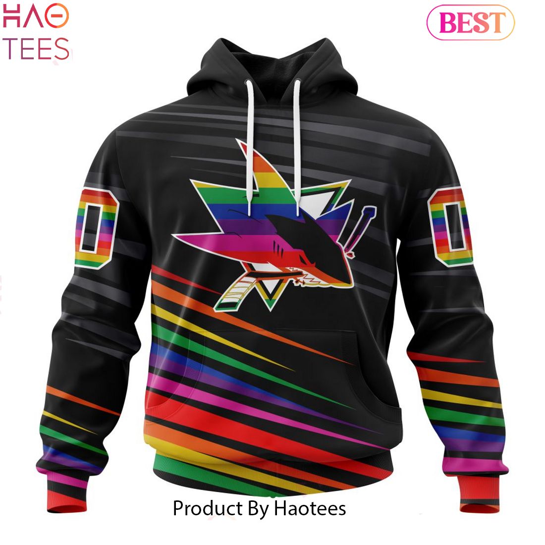 BEST NHL San Jose Sharks Special Pride Design Hockey Hoodie