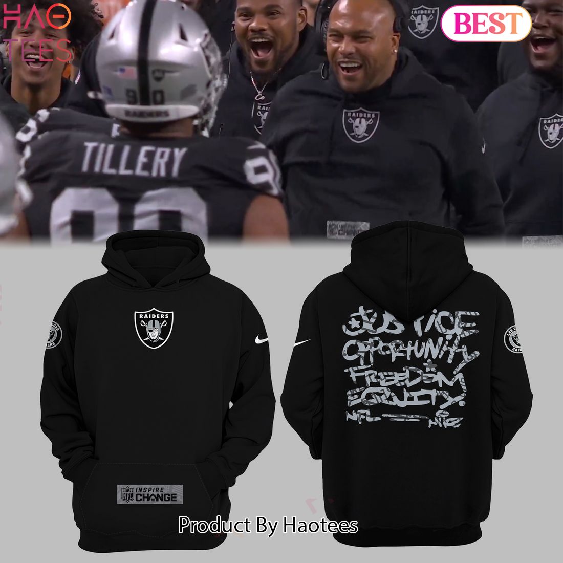 HOT Coach Antonio Pierce Las Vegas Raiders Black Hoodie