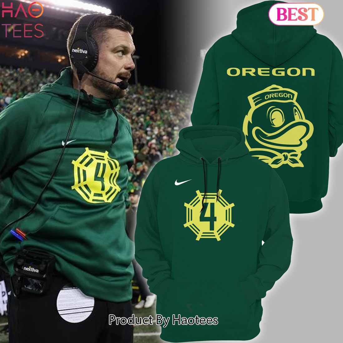 HOT Limitde Edition Oregon Duck Football 4Spence Hoodie
