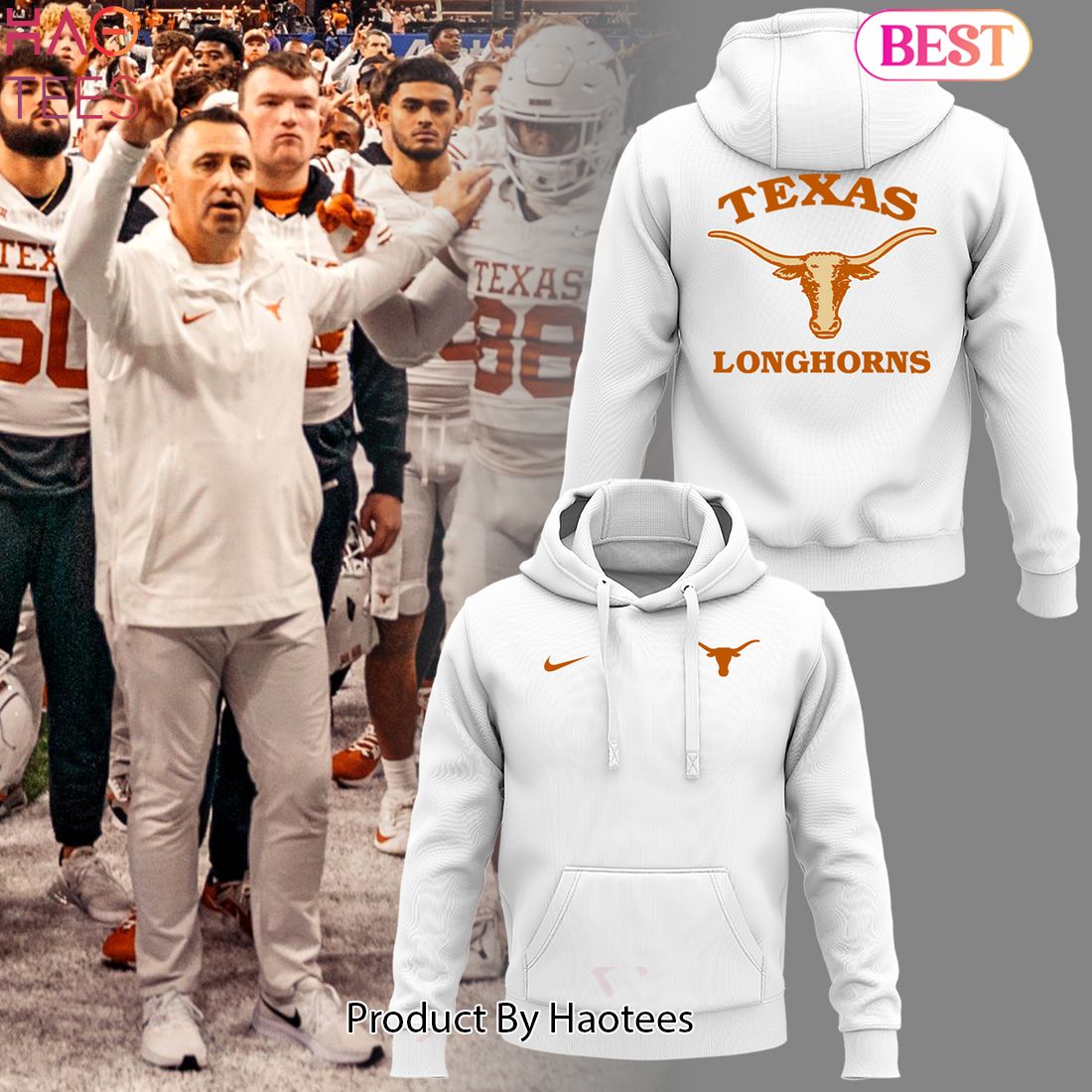 HOT Limited Edition Texas Longhorns Football Coach Hoodie