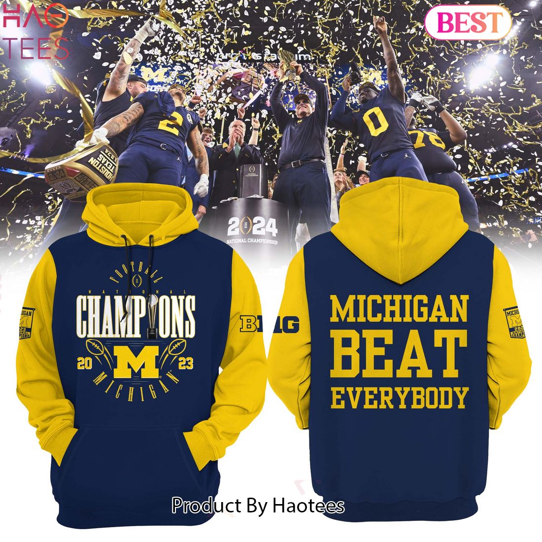 HOT Michigan Wolverines VS EVERYBODY Champions Hoodie