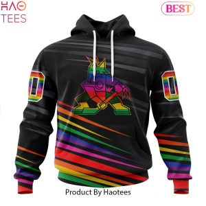 HOT NHL Arizona Coyotes Special Pride Design Hockey Hoodie