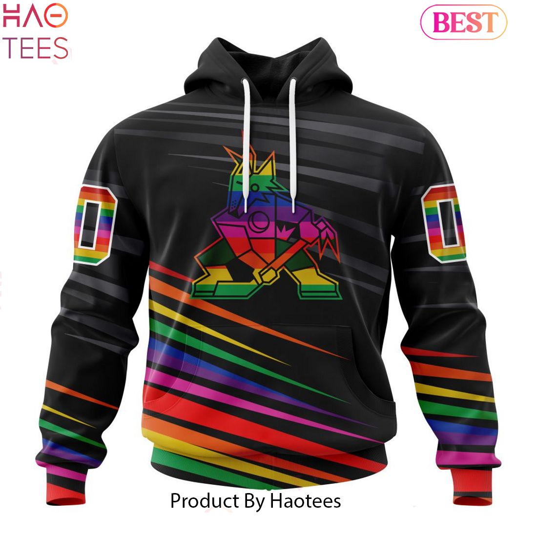 HOT NHL Arizona Coyotes Special Pride Design Hockey Hoodie