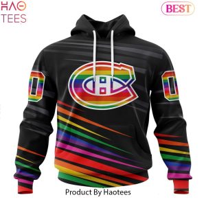 HOT NHL Montreal Canadiens Special Pride Design Hockey Hoodie