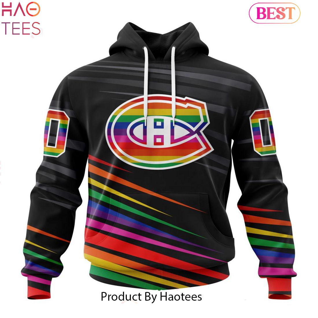 HOT NHL Montreal Canadiens Special Pride Design Hockey Hoodie