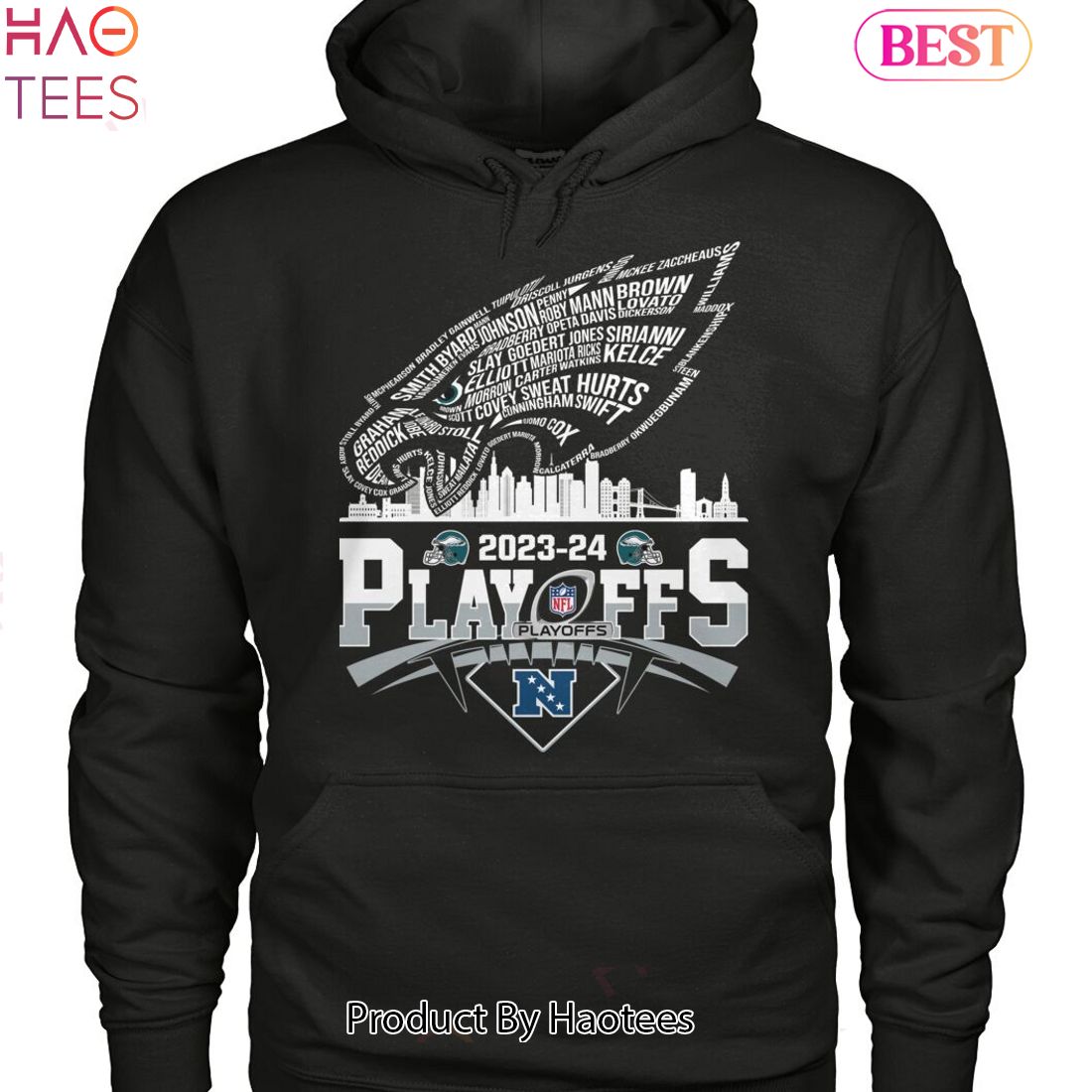 HOT TREND 2023-2024 Playoffs Philadelphia Eagles Hoodie
