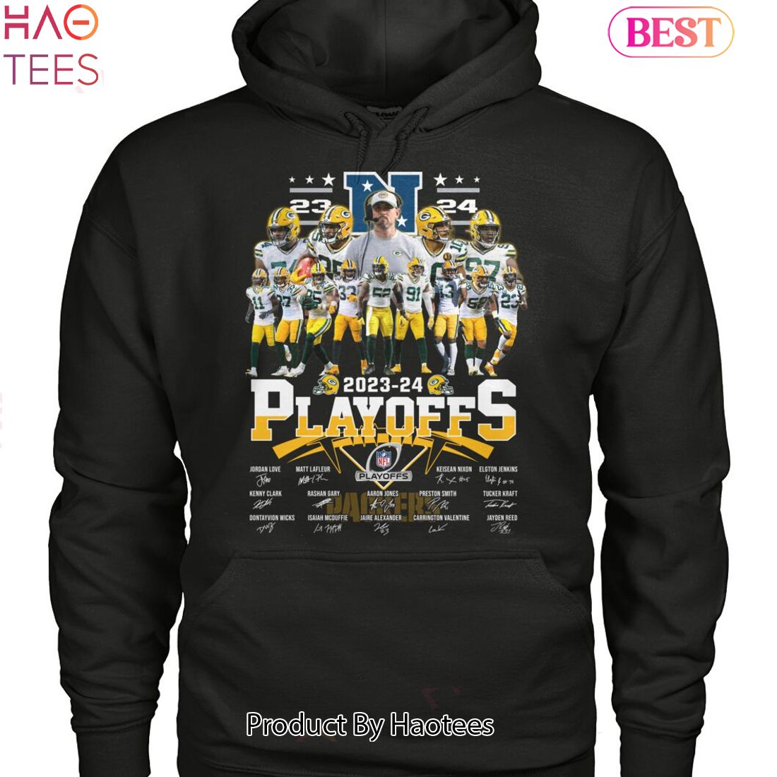 HOT TREND 2023-24 Playoffs Green Bay Packers Hoodie