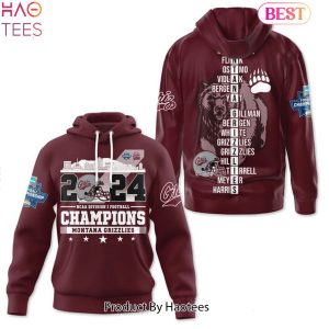 HOT TREND 2024 NCAA Montana Grizzlies Champions Hoodie