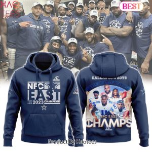 HOT TREND Dallas Cowboys 2023 NFC East Division Champions Hoodie