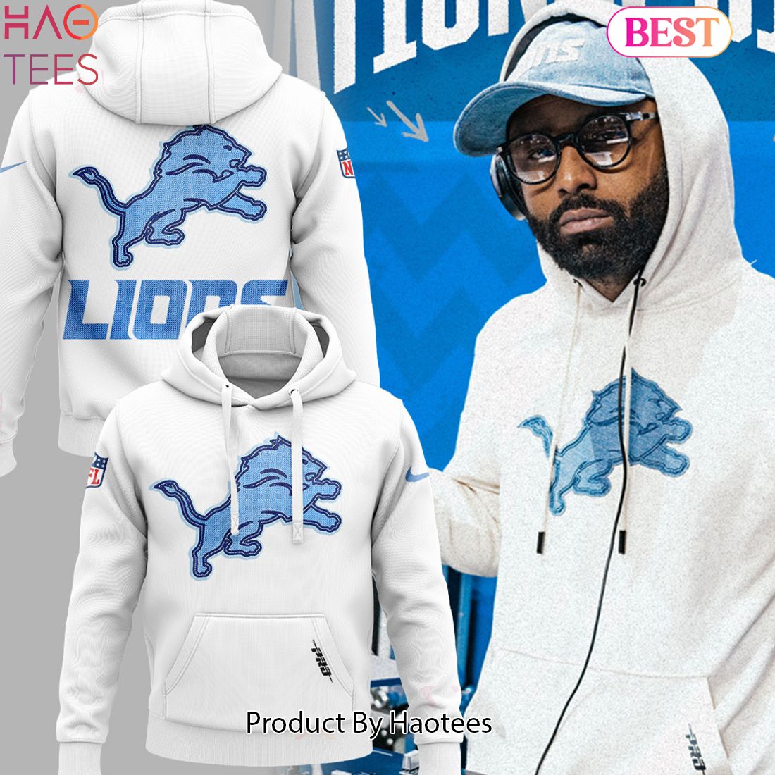 HOT TREND Detroit Lions DJ Ray Ya Dig Hoodie