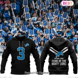 HOT TREND Detroit Lions NFL Play Offs Black Hoodie